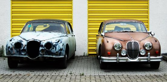 two old cars