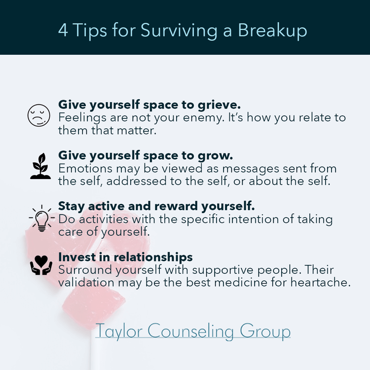 Tips for surviving a breakup