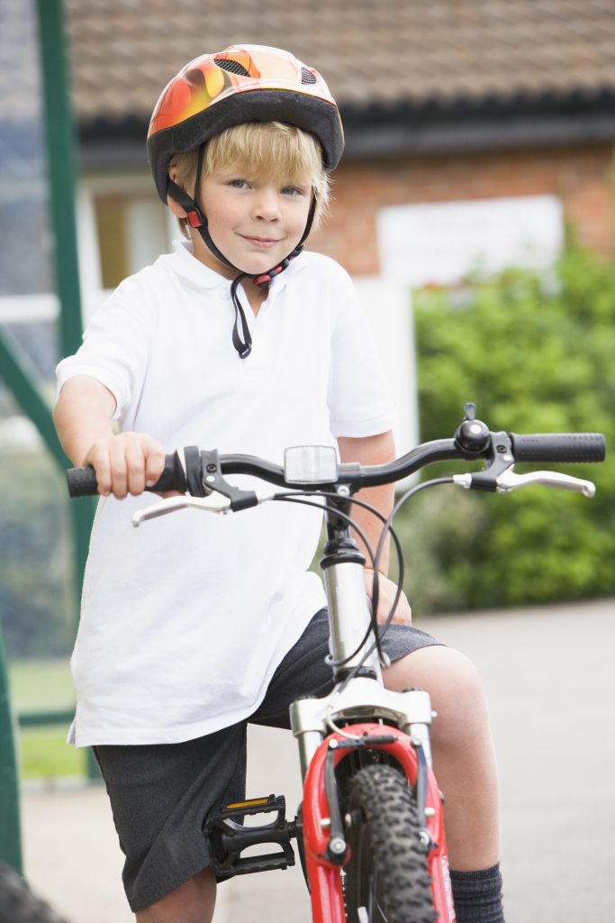 boy on bike
