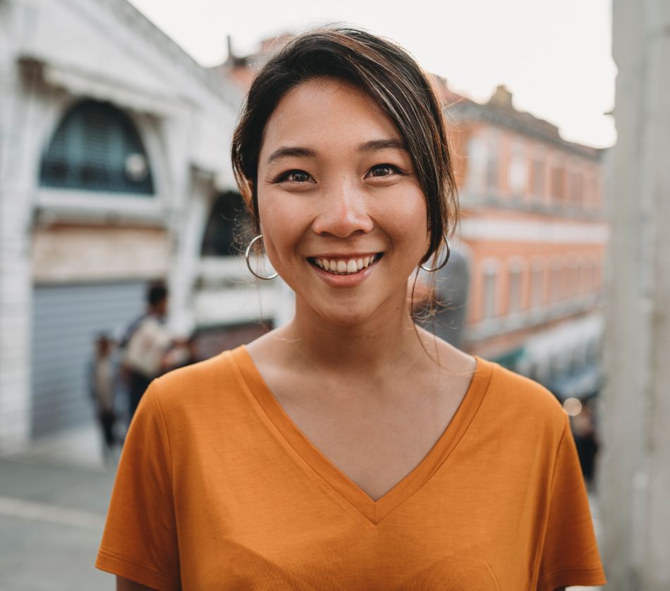 smiling woman