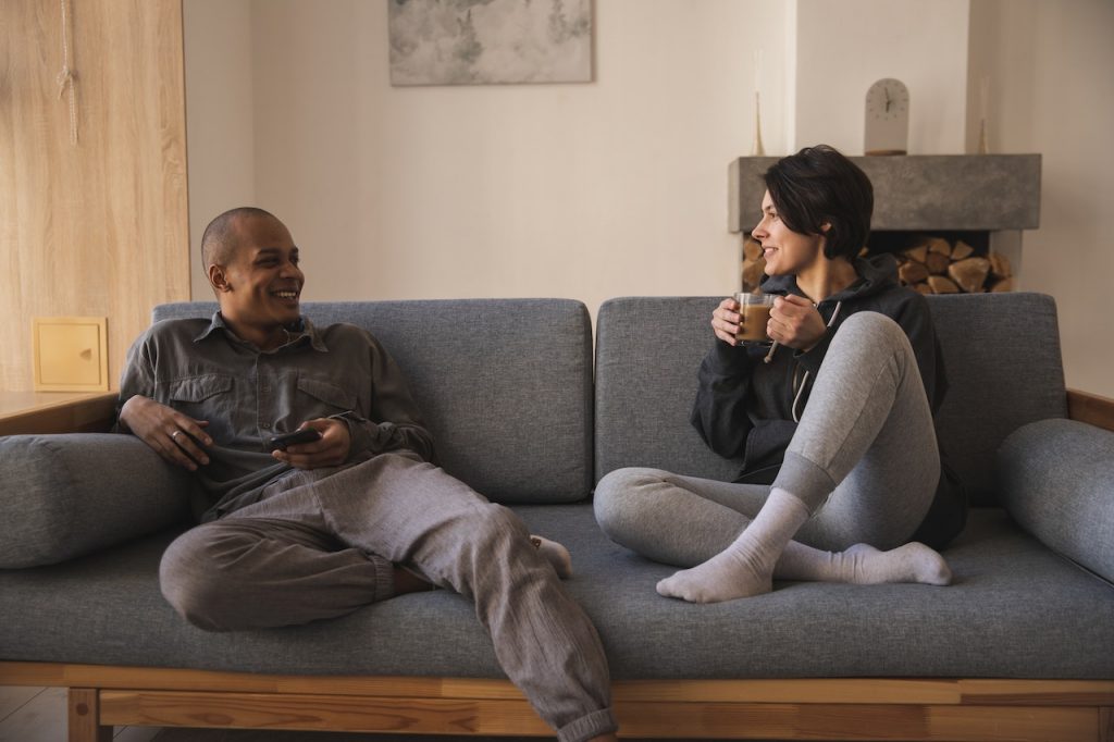 couple communicating