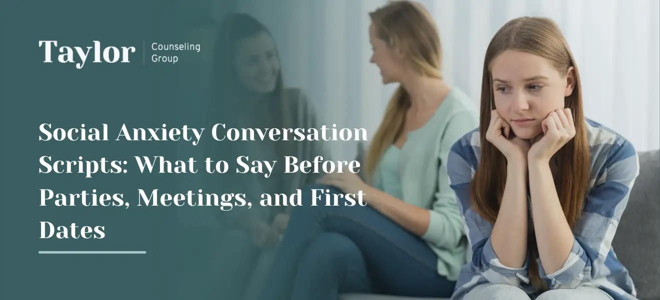 Social Anxiety Conversation Scripts_ What to Say Before Parties, Meetings, and First Dates Image