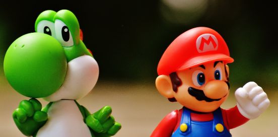 mario and yoshi