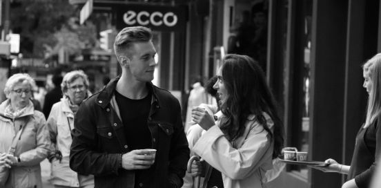 couple out and about