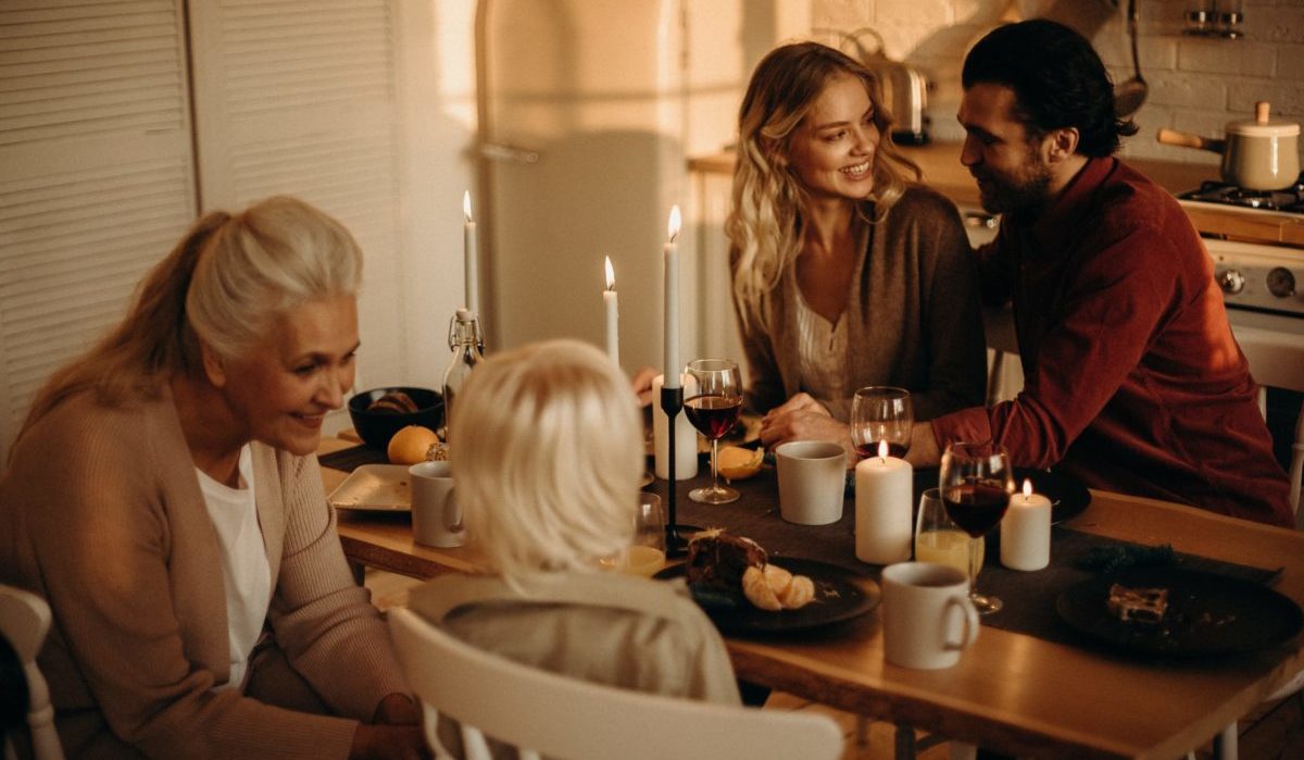 holiday family dinner