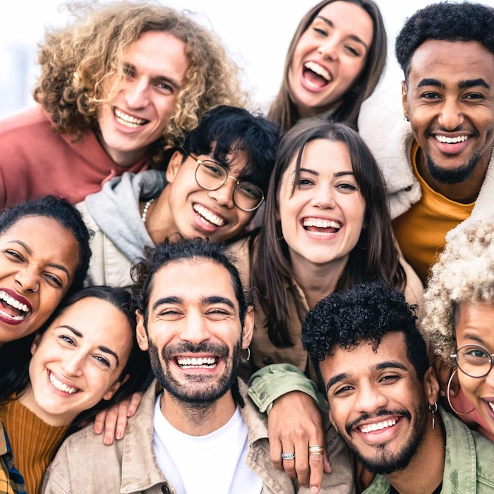 A Diverse group of people