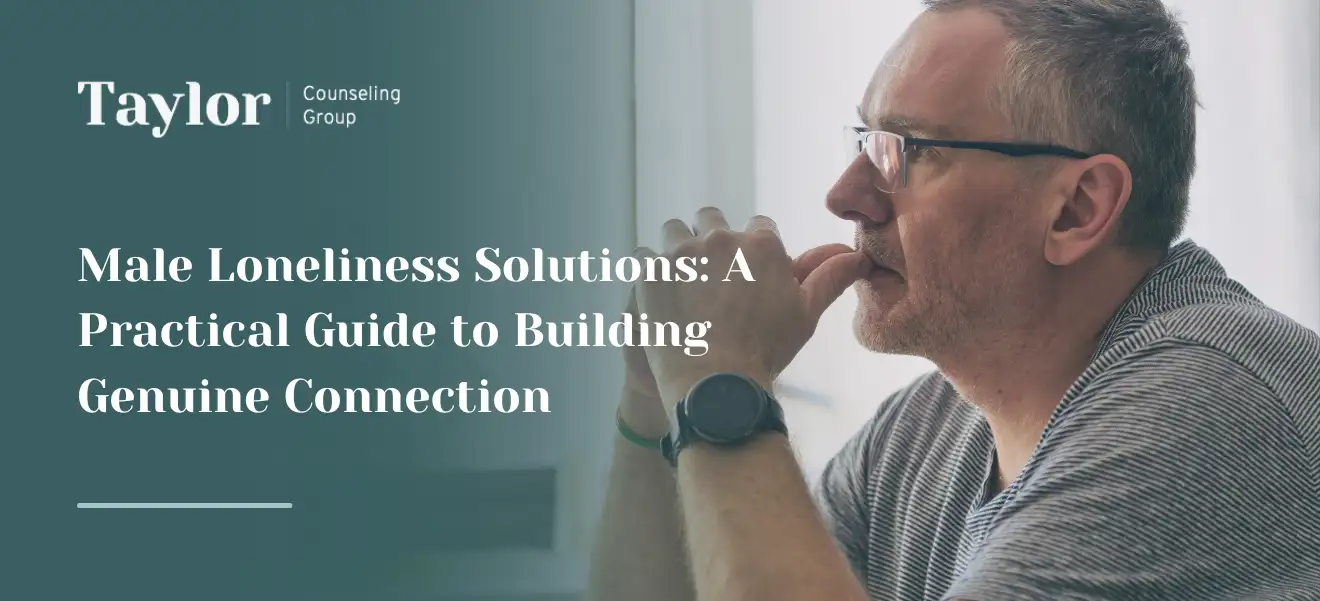 Male Loneliness Solutions_ A Practical Guide to Building Genuine Connection Image