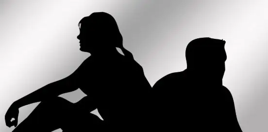 unhappy couple