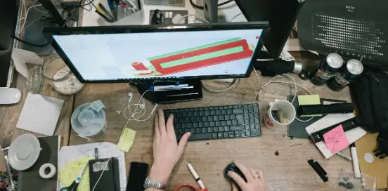busy office