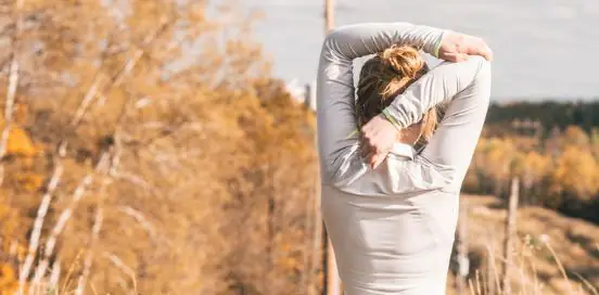 stretching