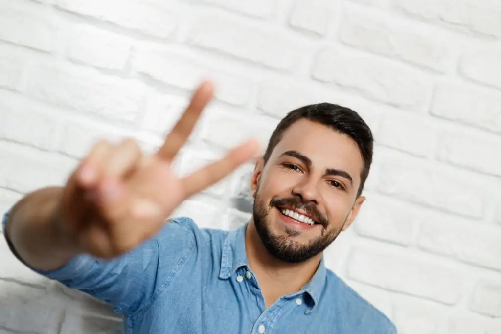 smiling man