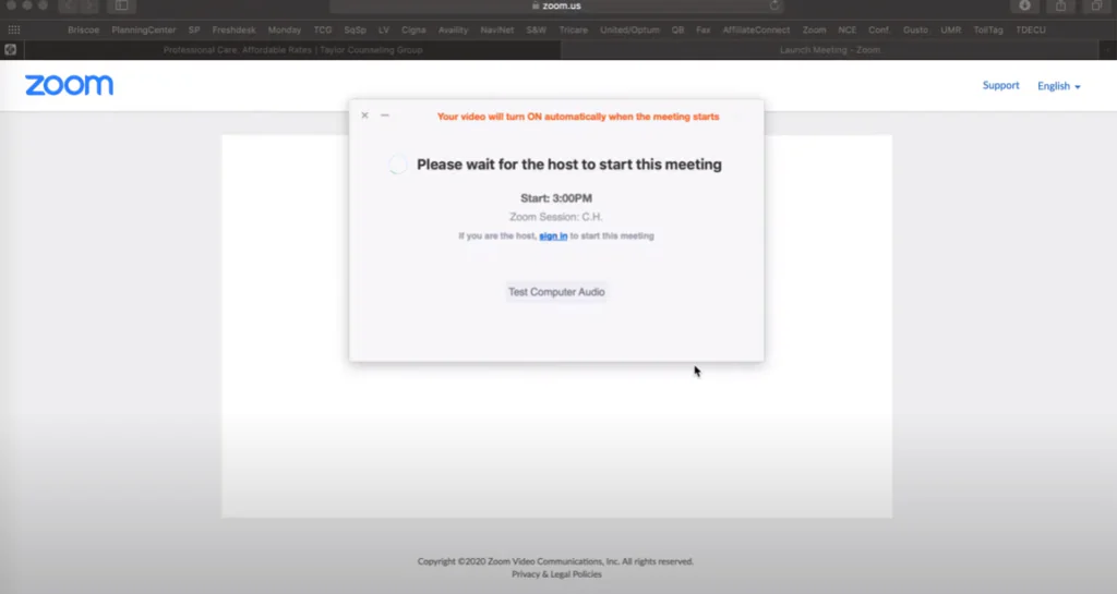 how to use zoom for counseling